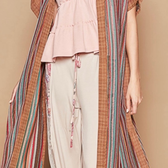 🩵#538 Boho Duster POL - Picture 2 of 5